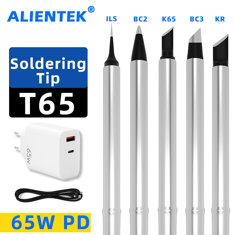 Electronics Repair Kit With Soldering Iron - T65 Soldering Iron Tip T65-BC2 BC3