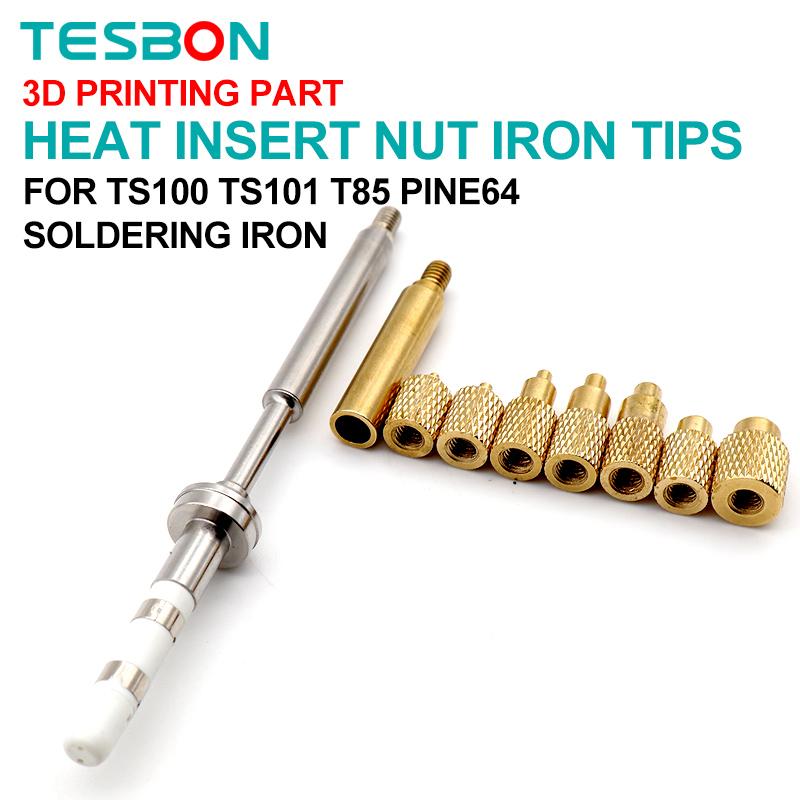 Electronics Repair Kit With Soldering Iron - PIne64 TS100 Soldering Heat Insert Nut