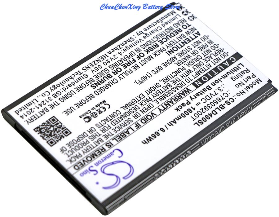 Phone Battery Replacement - Replacement 1800mAh Battery C785039200T for BLU