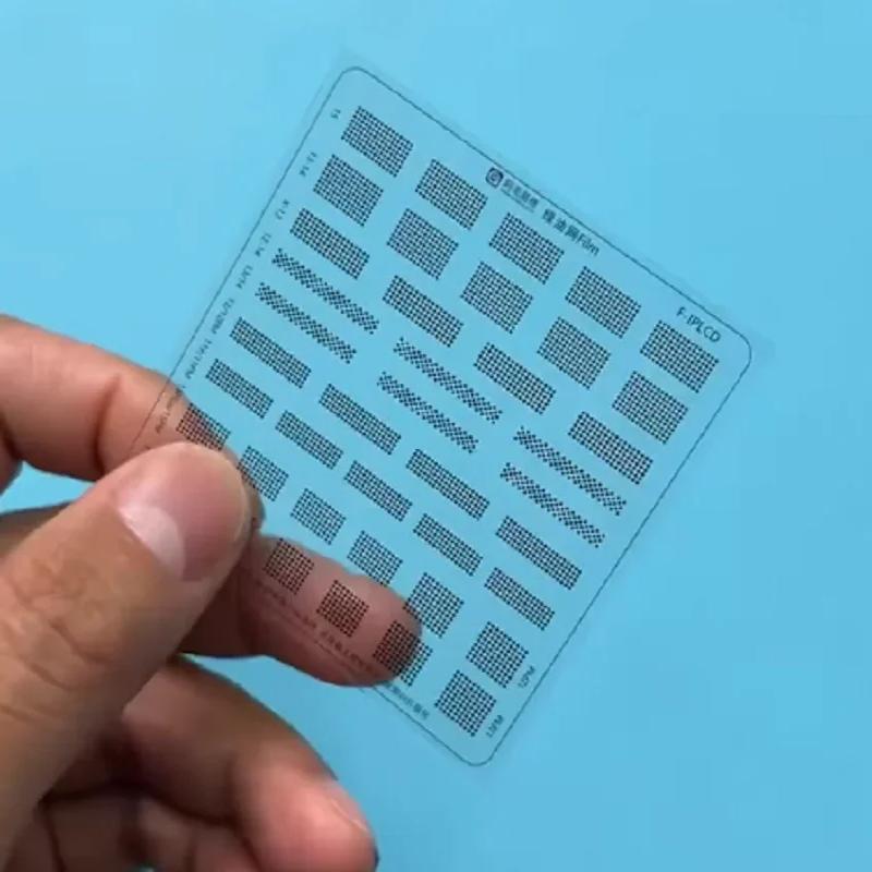 Electronics Repairing - F-IPLCD Green Oil BGA Reballing Stencil