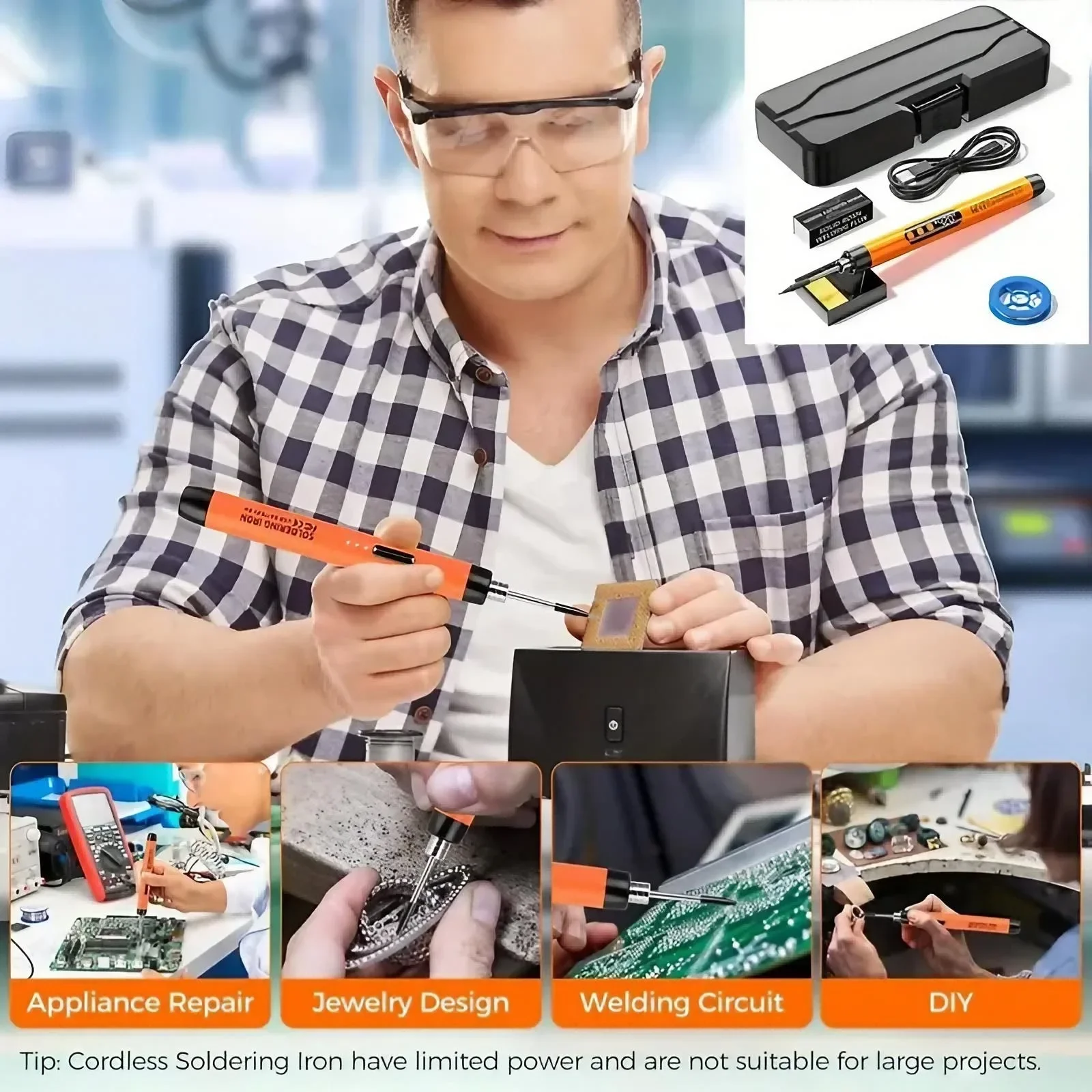 Precision Rechargeable Mini So - đánh giá và giá Electronics Repair Kit With Soldering Iron