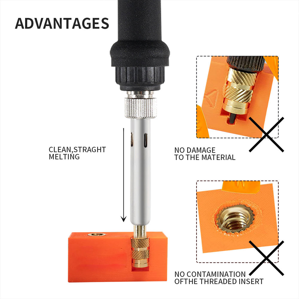 Heat Insert Nut Iron Tips Head - đánh giá và giá Electronics Repair Kit With Soldering Iron