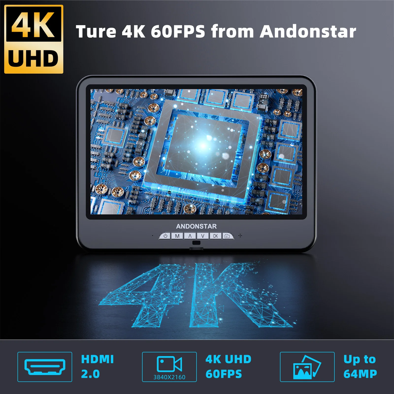 Andonstar AD210S-Pro 4K 60FPS  - đánh giá và giá Electronics Repairing