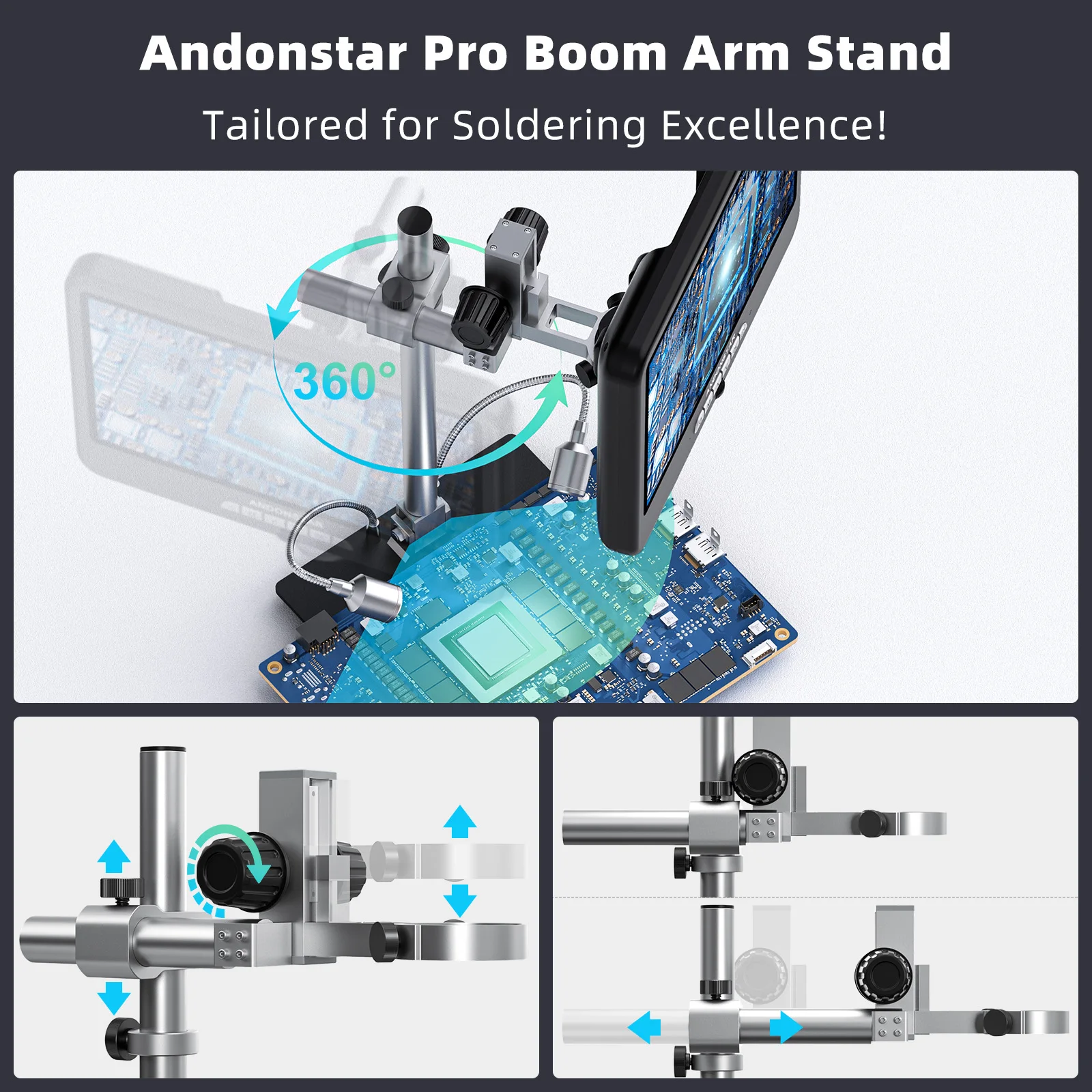 Andonstar AD210S-Pro 4K 60FPS  - đánh giá và giá Electronics Repairing