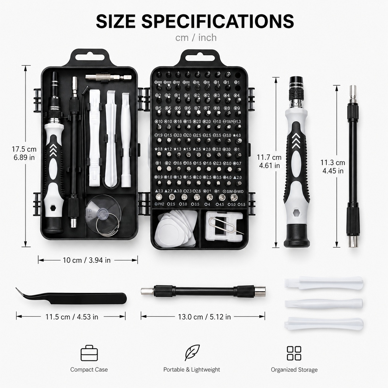 115 In 1 Precision Magnetic Sc - đánh giá và giá Electronics Repair Game