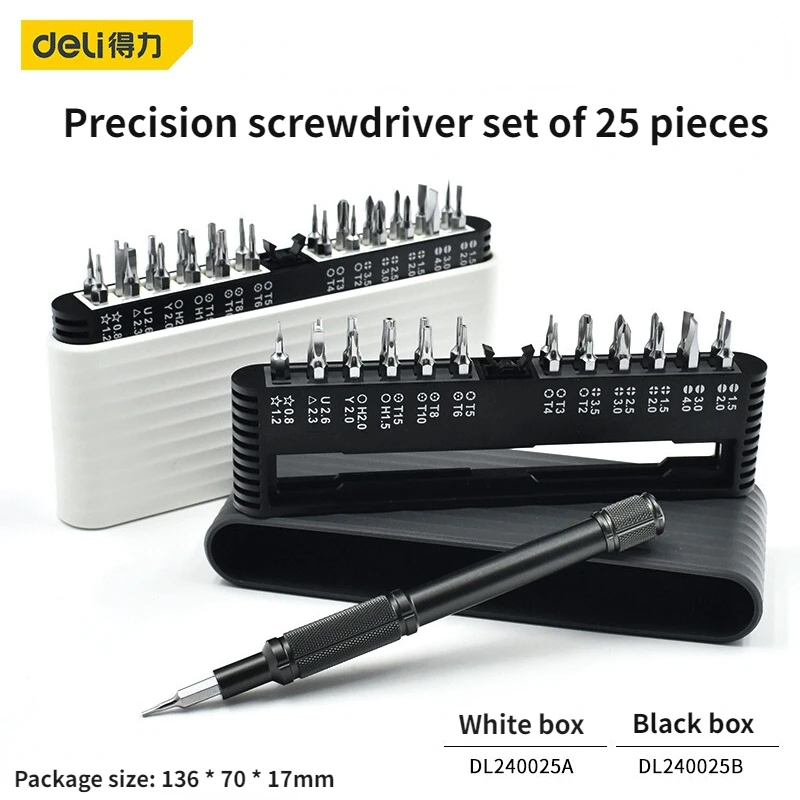 Deli 25 in 1 Precision Screwdr - đánh giá và giá Electronics Repair Game