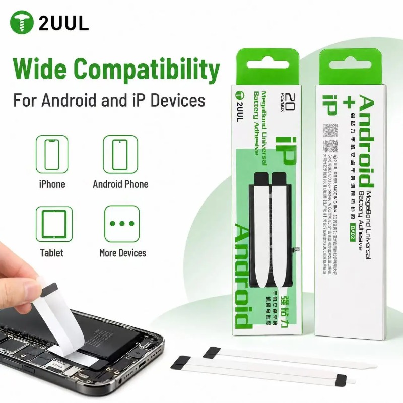 2UUL BA02 20pcs Battery Adhesi - đánh giá và giá Phone Battery Replacement