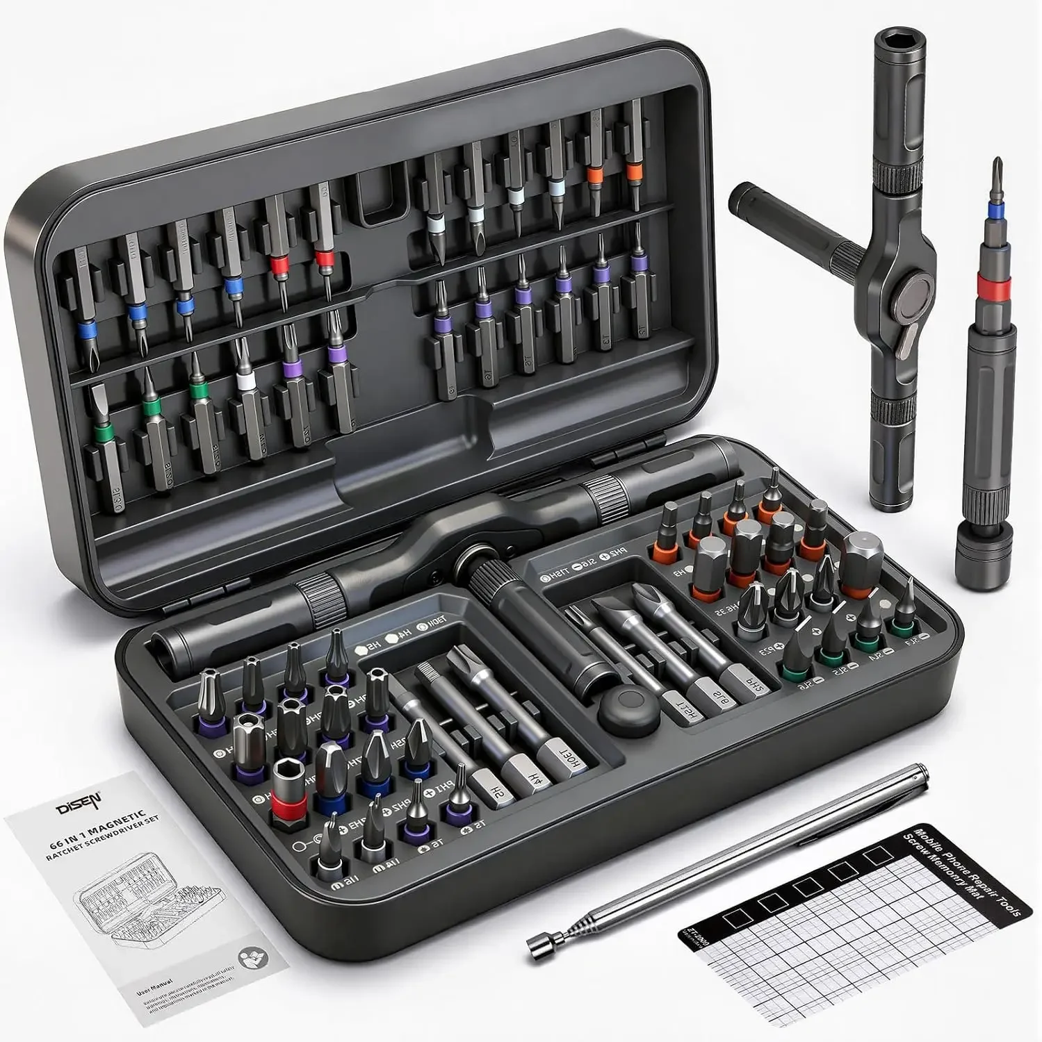 68 in 1 Ratcheting Screwdriver - đánh giá và giá Electronics Repair Game