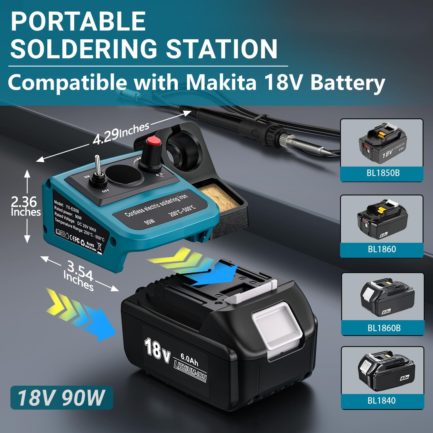 90W LED Digital Cordless Solde - đánh giá và giá Electronics Repair Kit With Soldering Iron